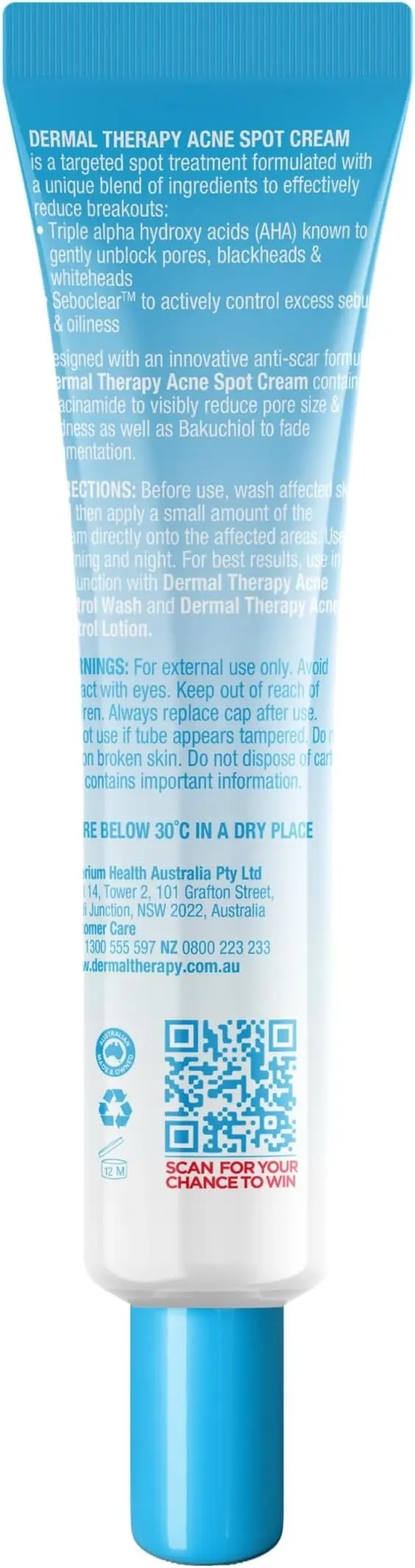 Dermal Therapy Acne Spot Cream 30g