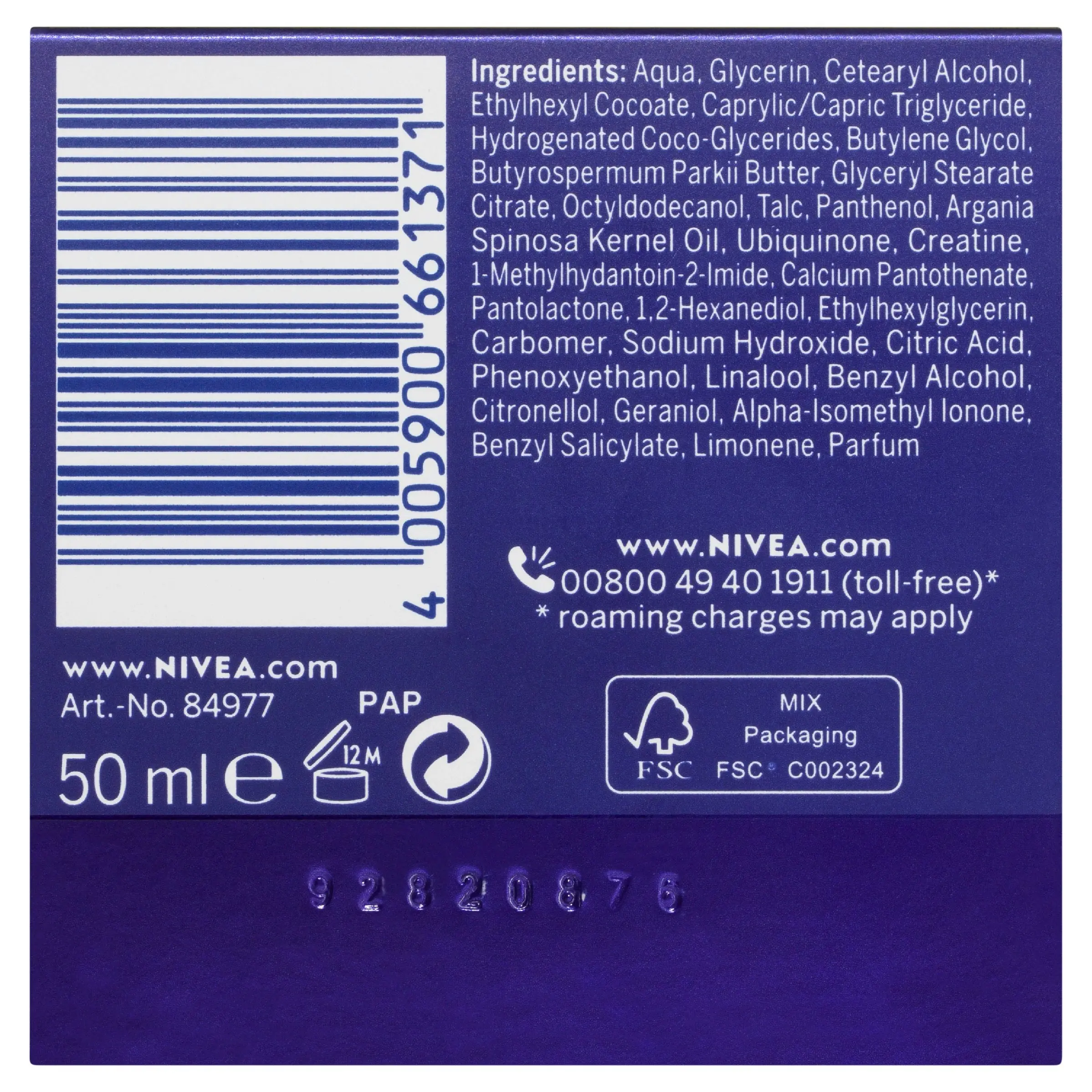 Nivea Q10 Power Night Cream Mature 50ml