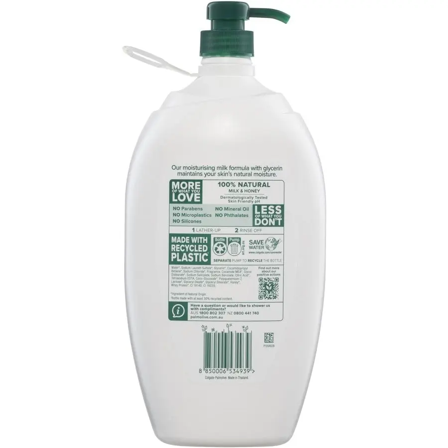 Palmolive Naturals Milk & Honey Body Wash Moisturising Milk 2L