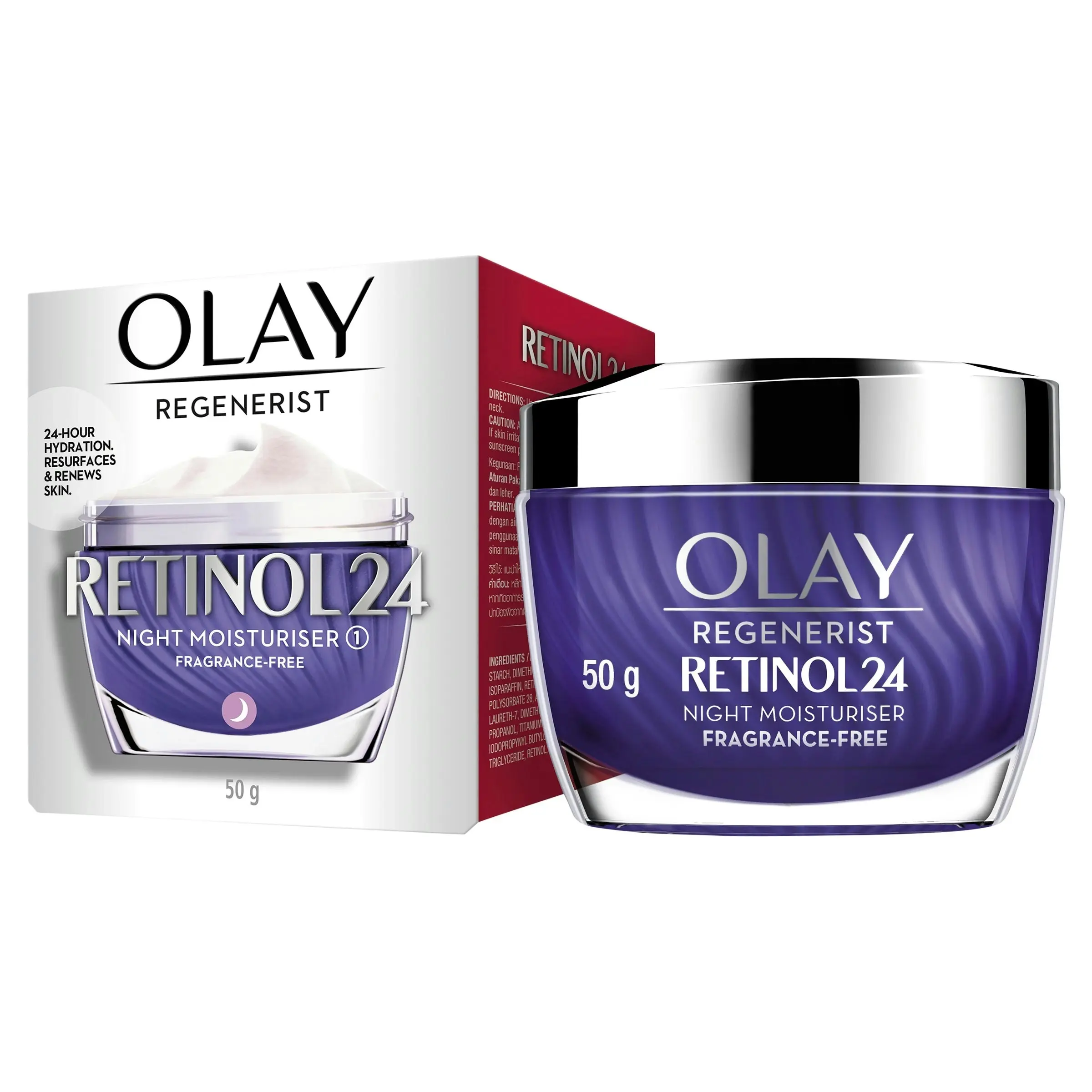 Olay Regenerist Retinol24 Face Cream Moisturiser 50g