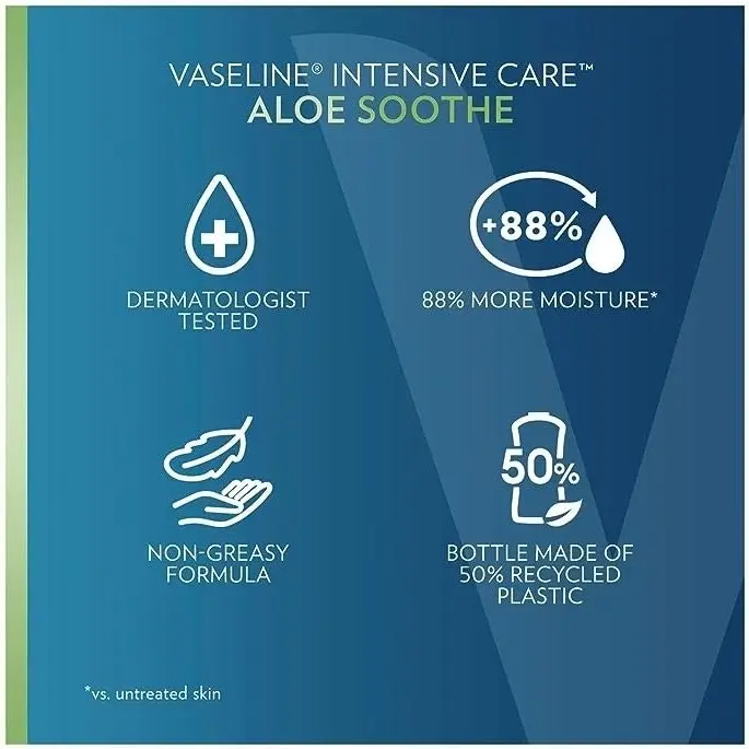 Vaseline Intensive Care Body Lotion Aloe Soothe 750ml