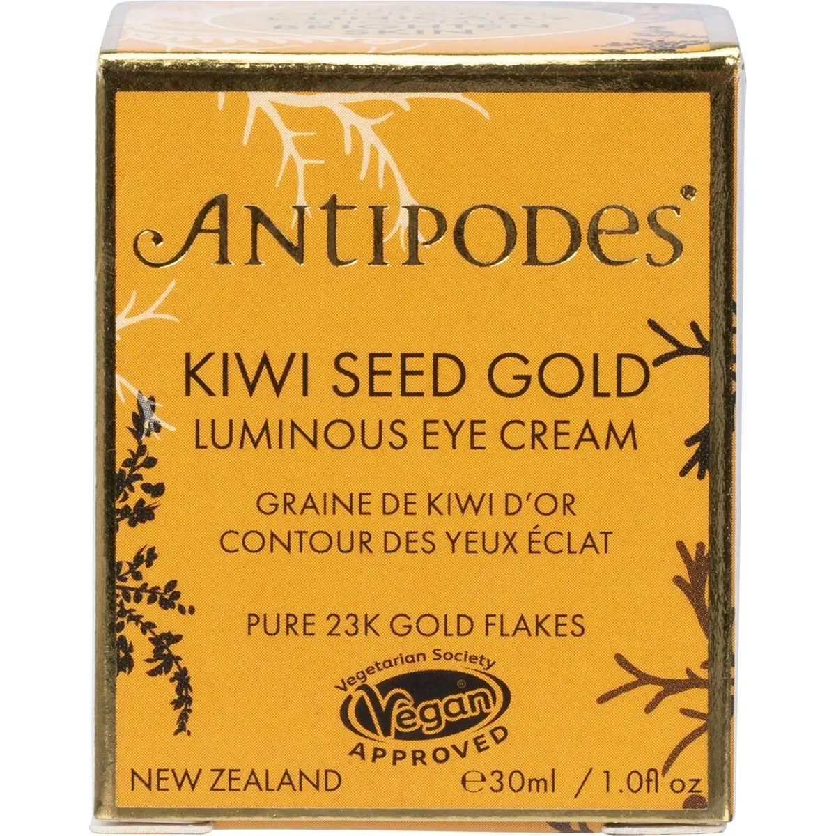 Antipodes Kiwi Seed 23k Gold Eye Cream 30ml