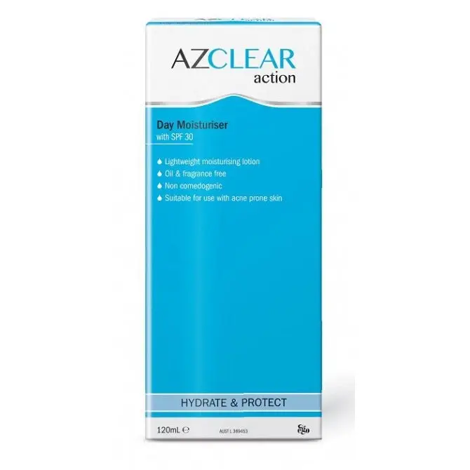 Ego Azclear Action Moisturiser SPF 30+ 120ml