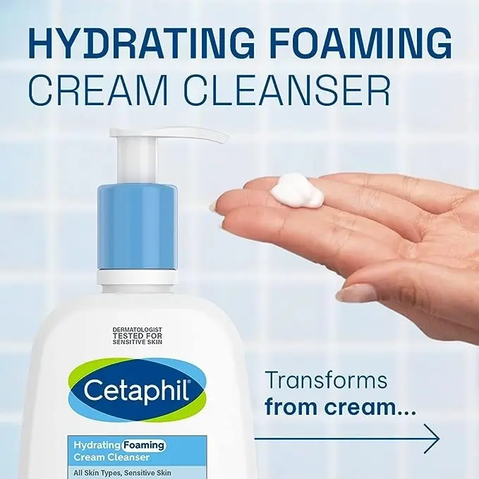 Cetaphil Hydrating Foaming Cream Cleanser 236ml