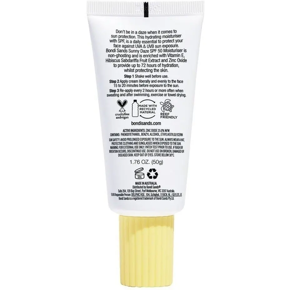 Bondi Sands Everyday Skincare Sunny Daze SPF 50 Moisturiser 50g