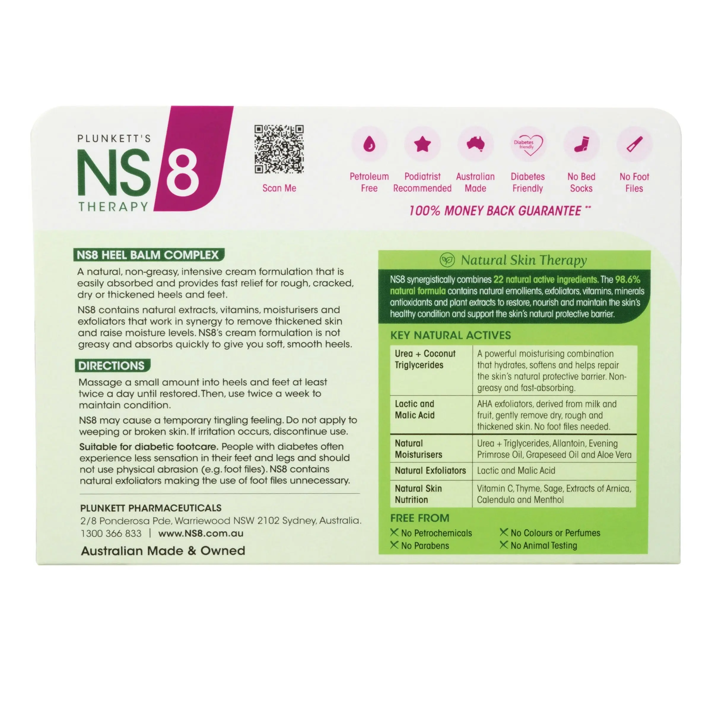 Ns8 Heel Complex Balm 125ml