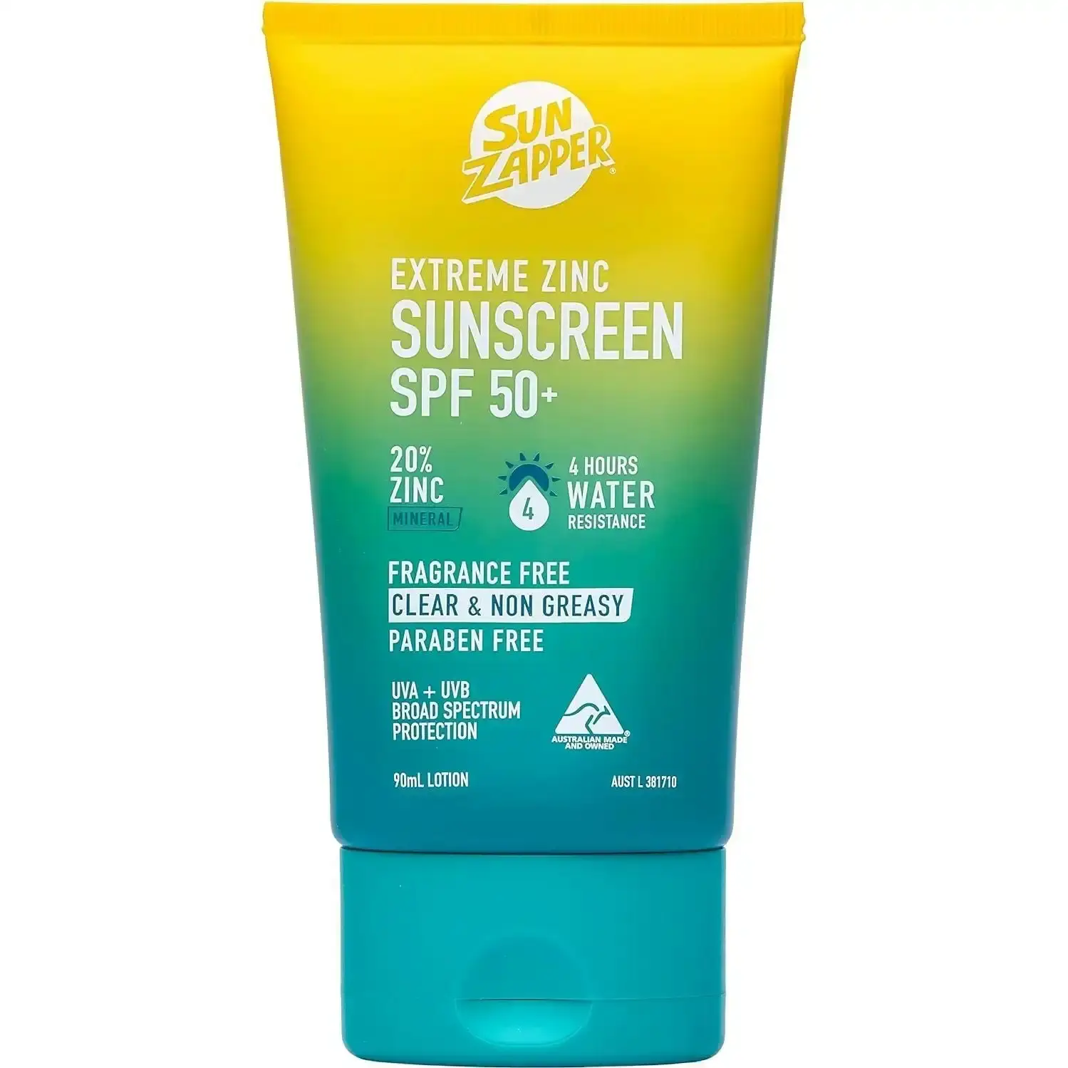 Sun Zapper Extreme Zinc Sunscreen 90ml SPF 50+