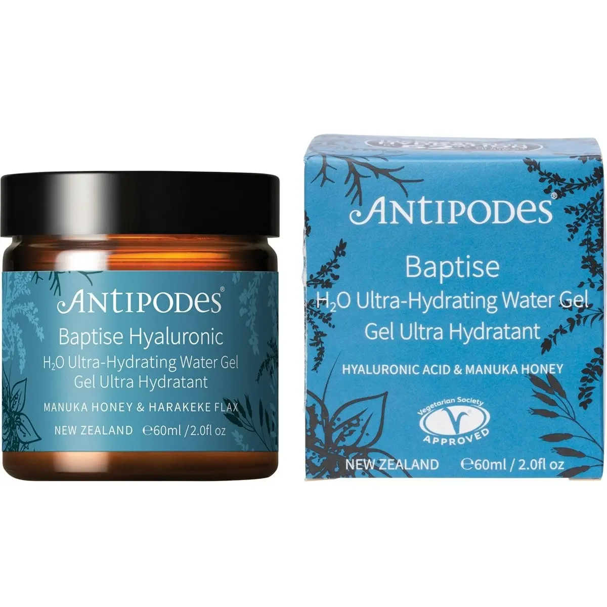 Antipodes Baptise H20 Ultra Hydrating Water Gel Moisturiser 60ml