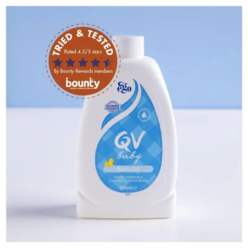 Ego QV Baby Bath Oil 500ml Shower & Bath Oil 500ml