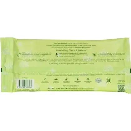 Wotnot Baby Wipes - Alcohol Free 100% Biodegradable 70