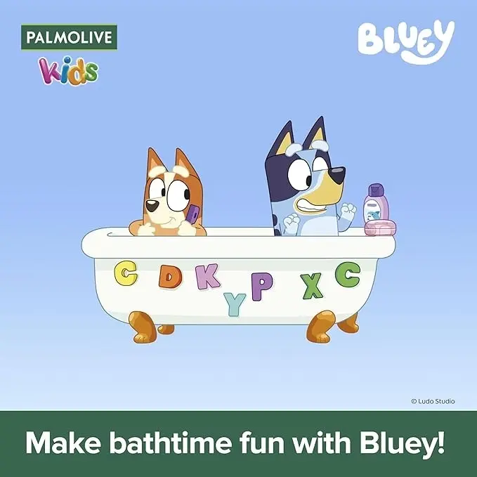 Palmolive 3-in-1 Kids Bluey Body Bath & Hair 1L - Berrylicious