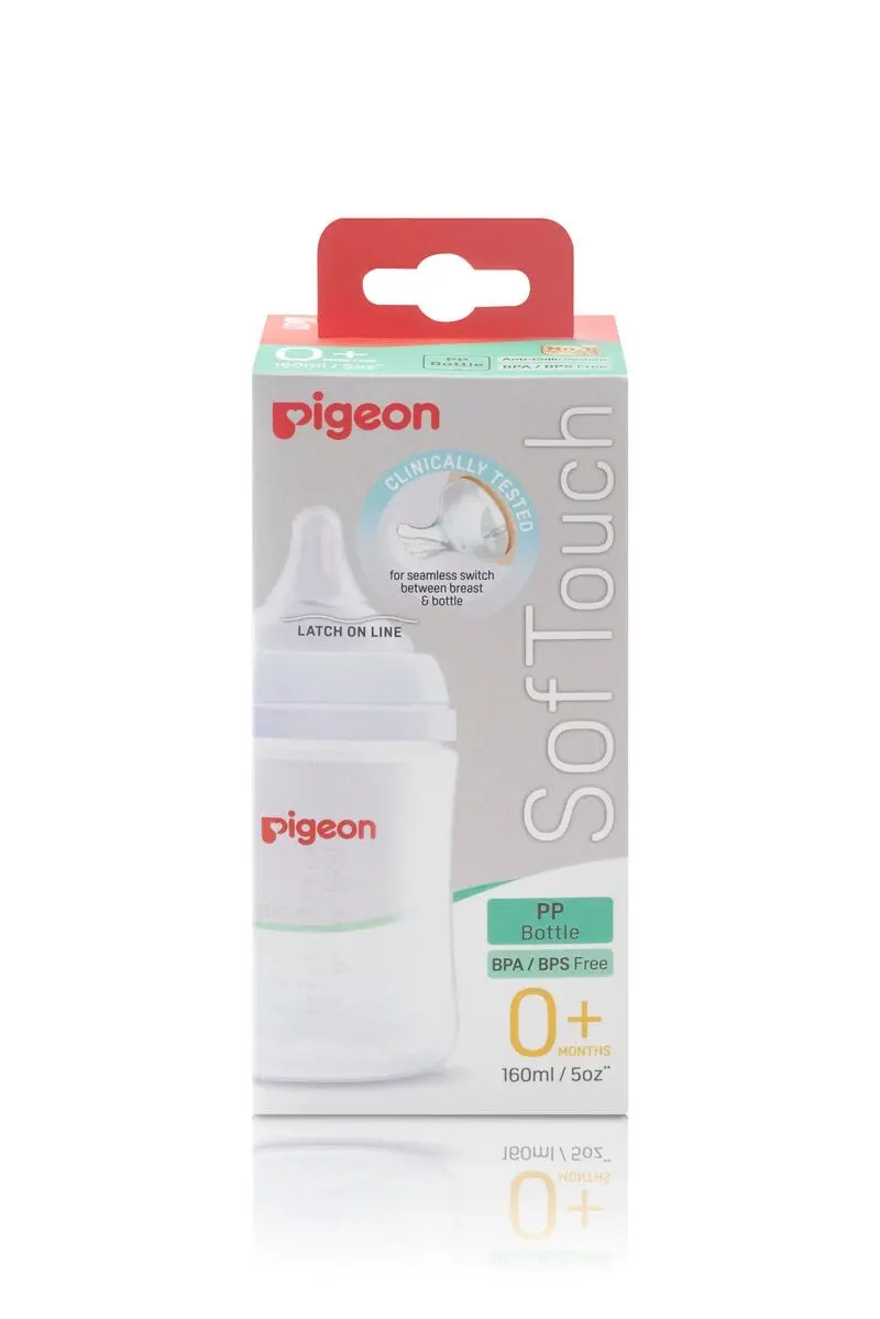 PIGEON Softouch Peristaltic Plus PP Bottle 160ml