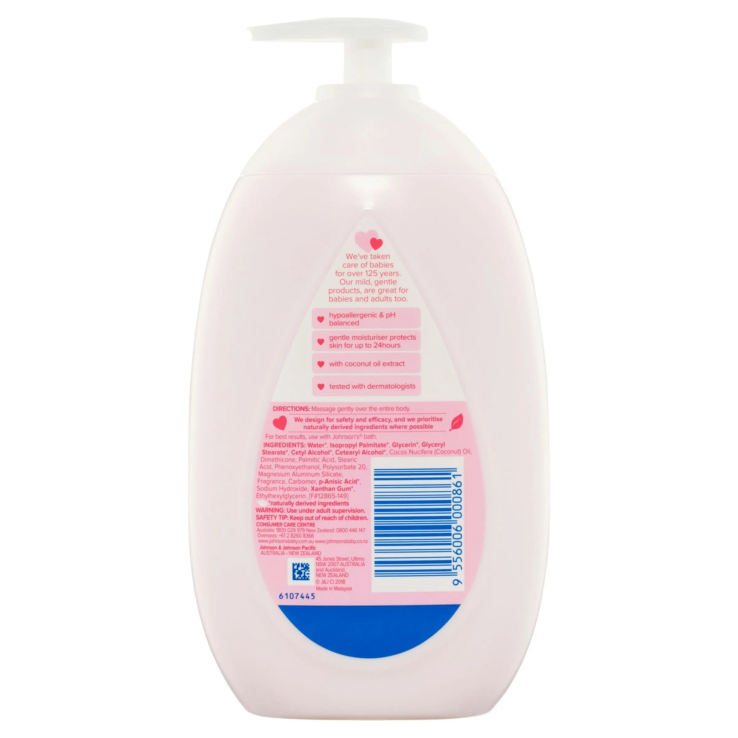 J&J BABY LOTION 500ML