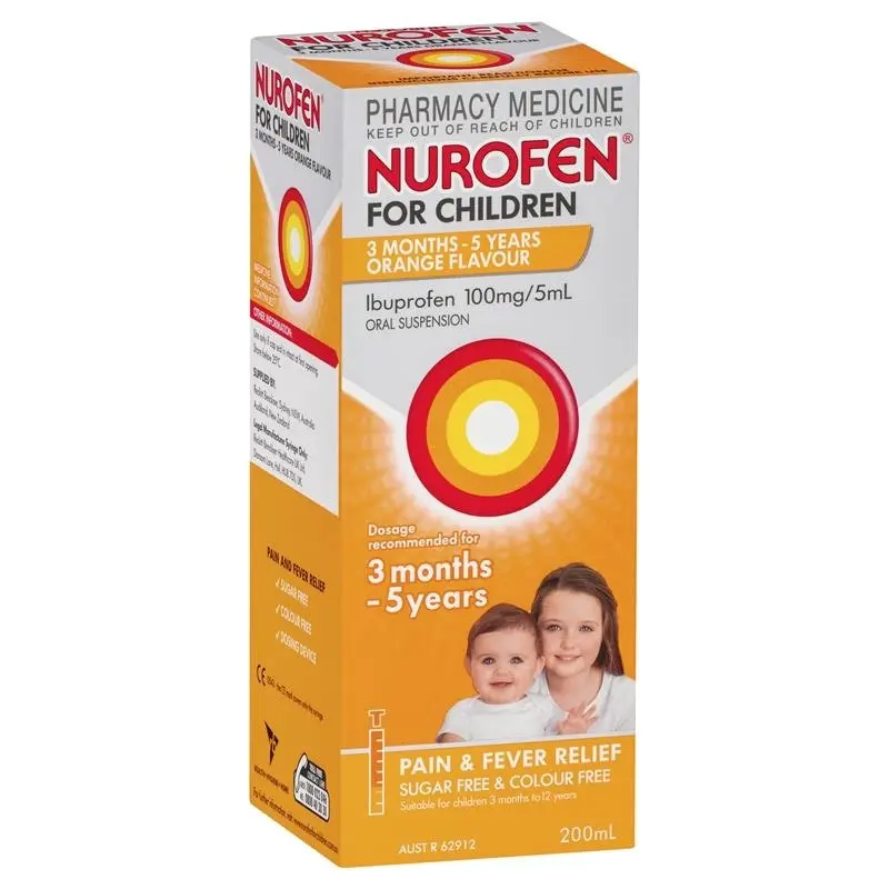 Nurofen for Children - 3 Months - 5 Years Orange - 200ml