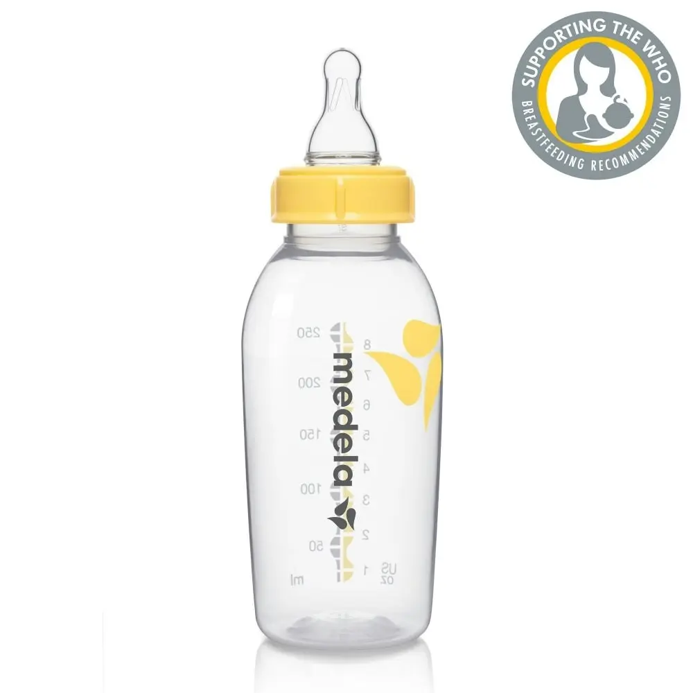 Medela Breastmilk Bottle with Medium Flow Teat 250ml