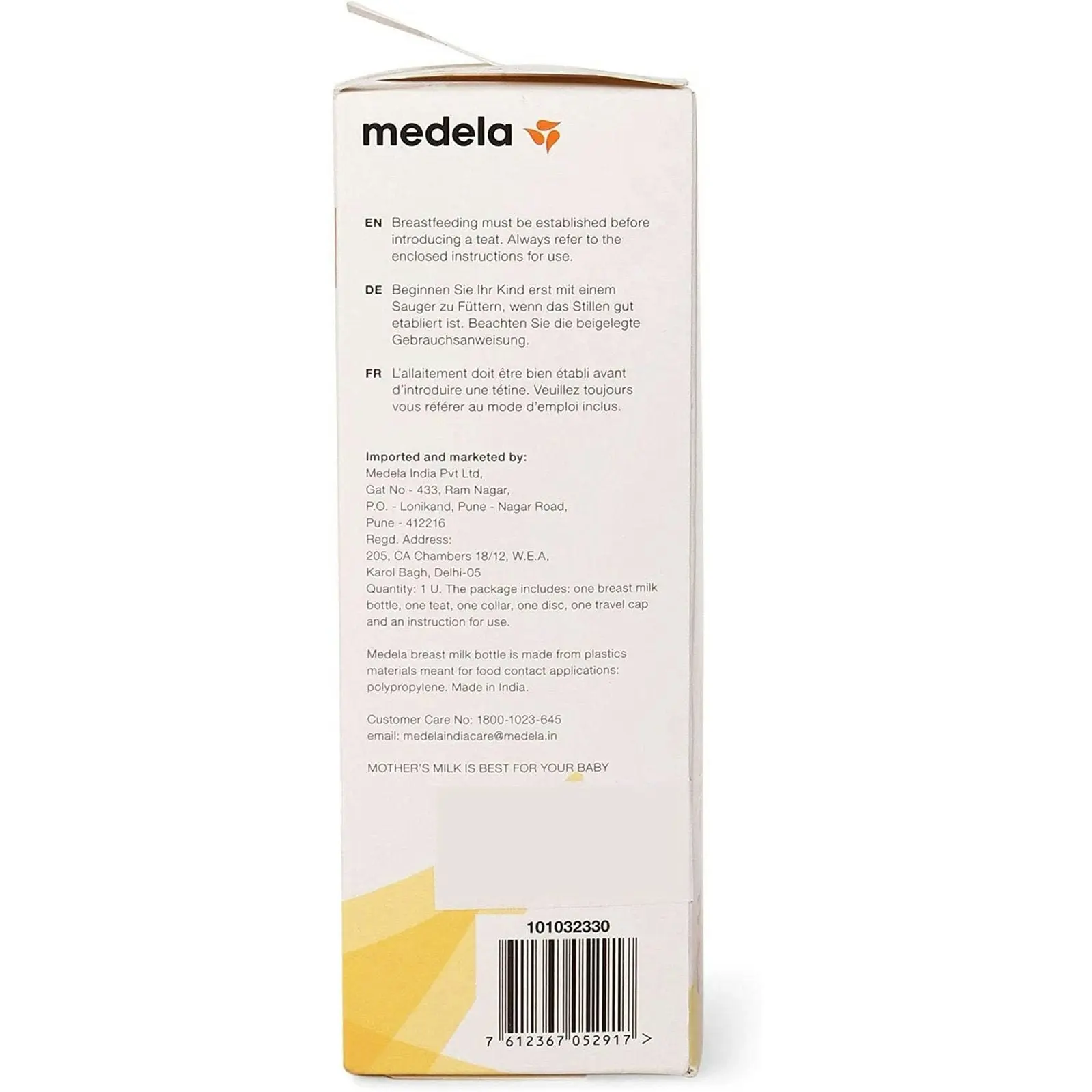 Medela Breastmilk Bottle with Medium Flow Teat 250ml