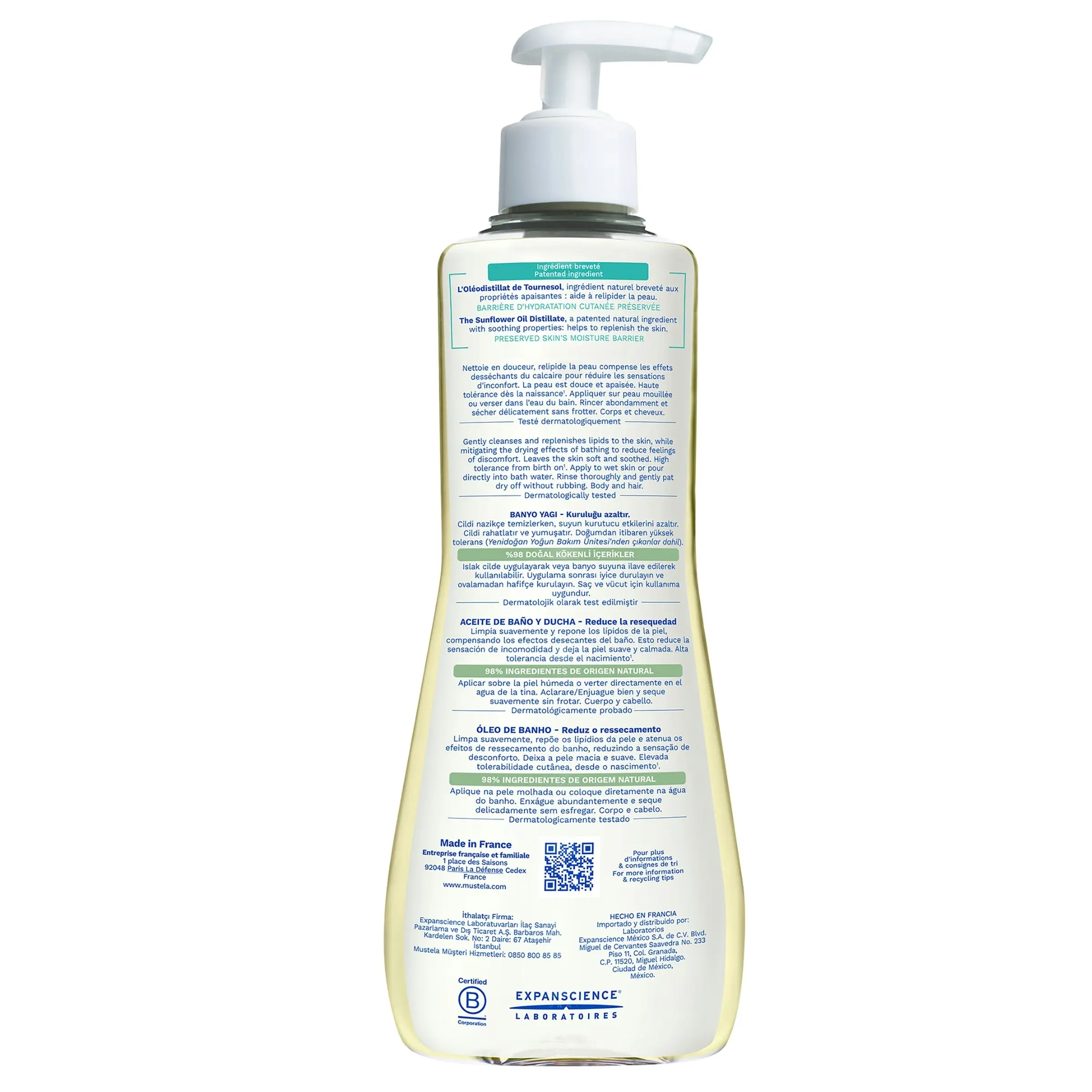 MUSTELA Stelatopia Cleansing Oil 500mL