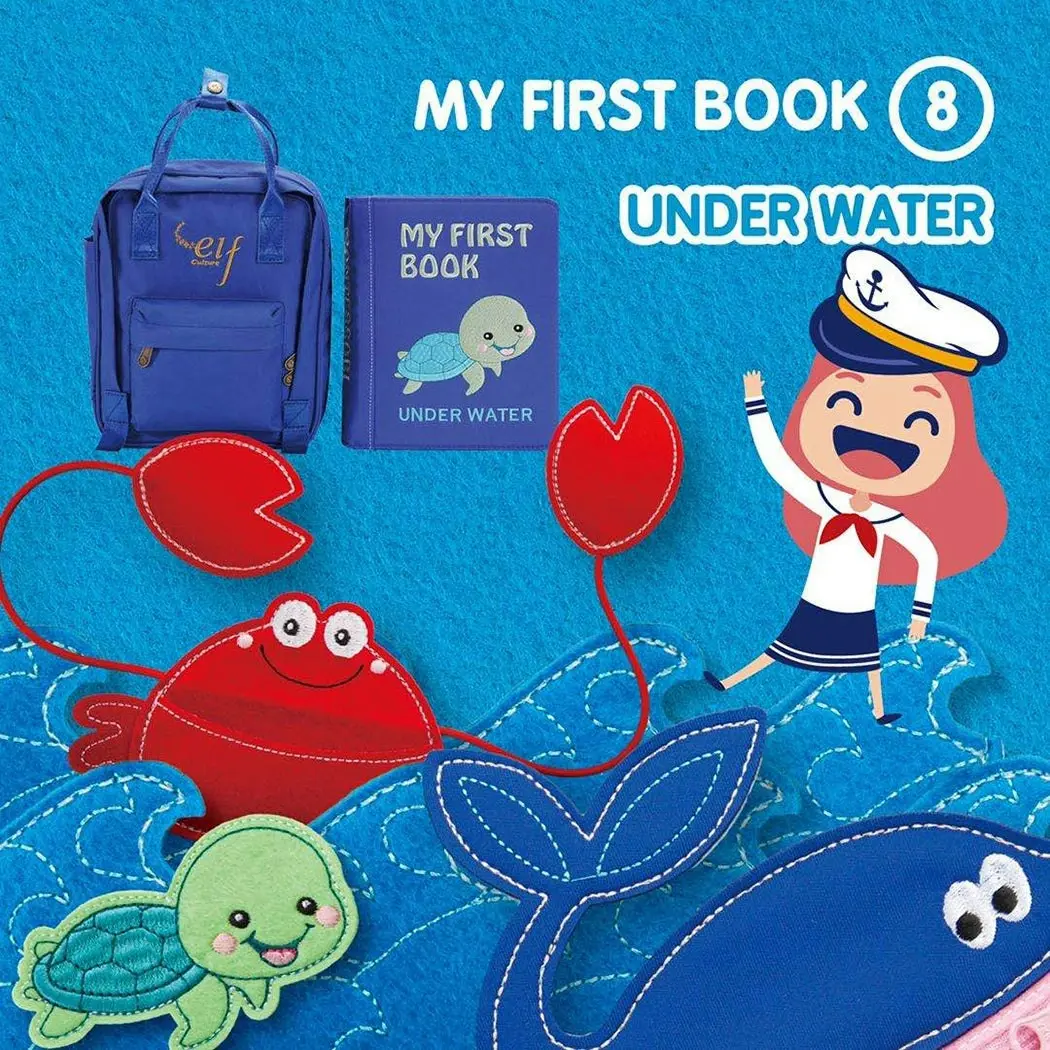 My First Book Under Water Montessori Education Kids Gift Books