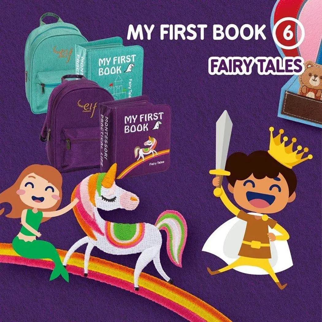 My First Book Fairy Tale Green Montessori Education Kids Gift Books