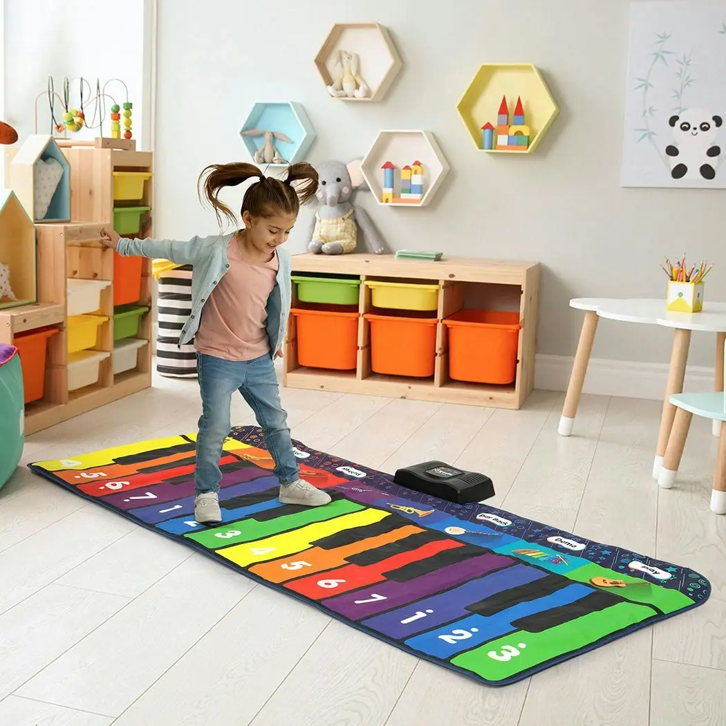 BoPeep Keyboard Playmat Kids Dance Music Mat Floor Piano Toys Carpet Education