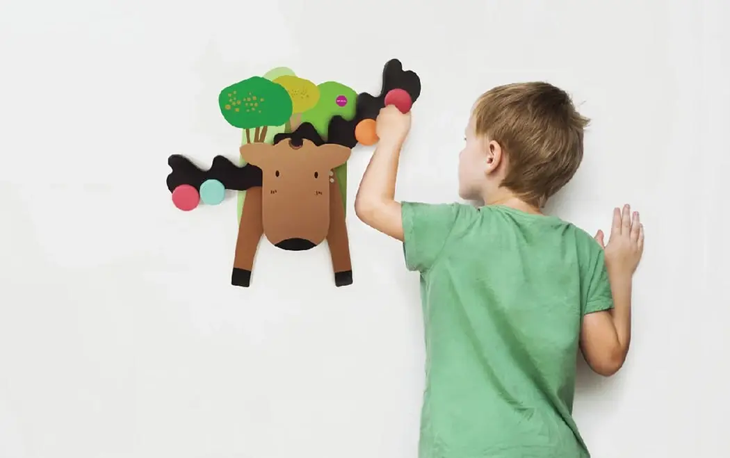 Oribel VertiPlay Wall Toy: Goofy Moose Balancer