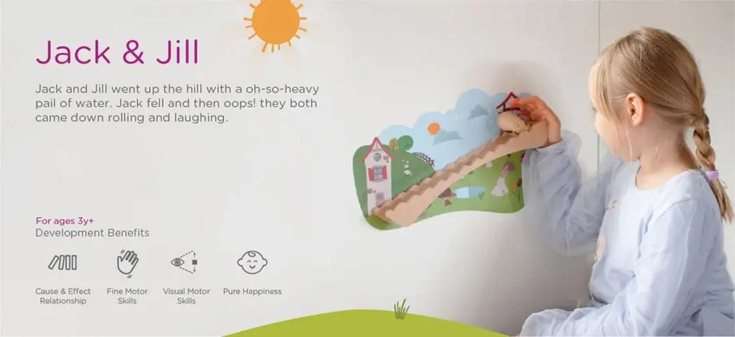 Oribel VertiPlay Wall Toy: Jack & Jill