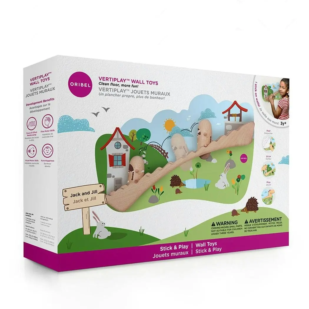 Oribel VertiPlay Wall Toy: Jack & Jill