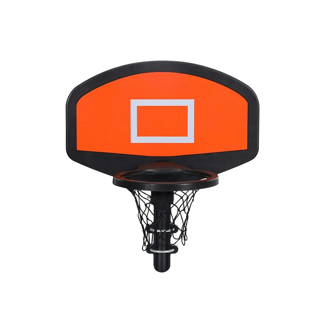 Centra Trampoline Basketball Set Kids Basketball Hoop Ring Backboard Pump Ball