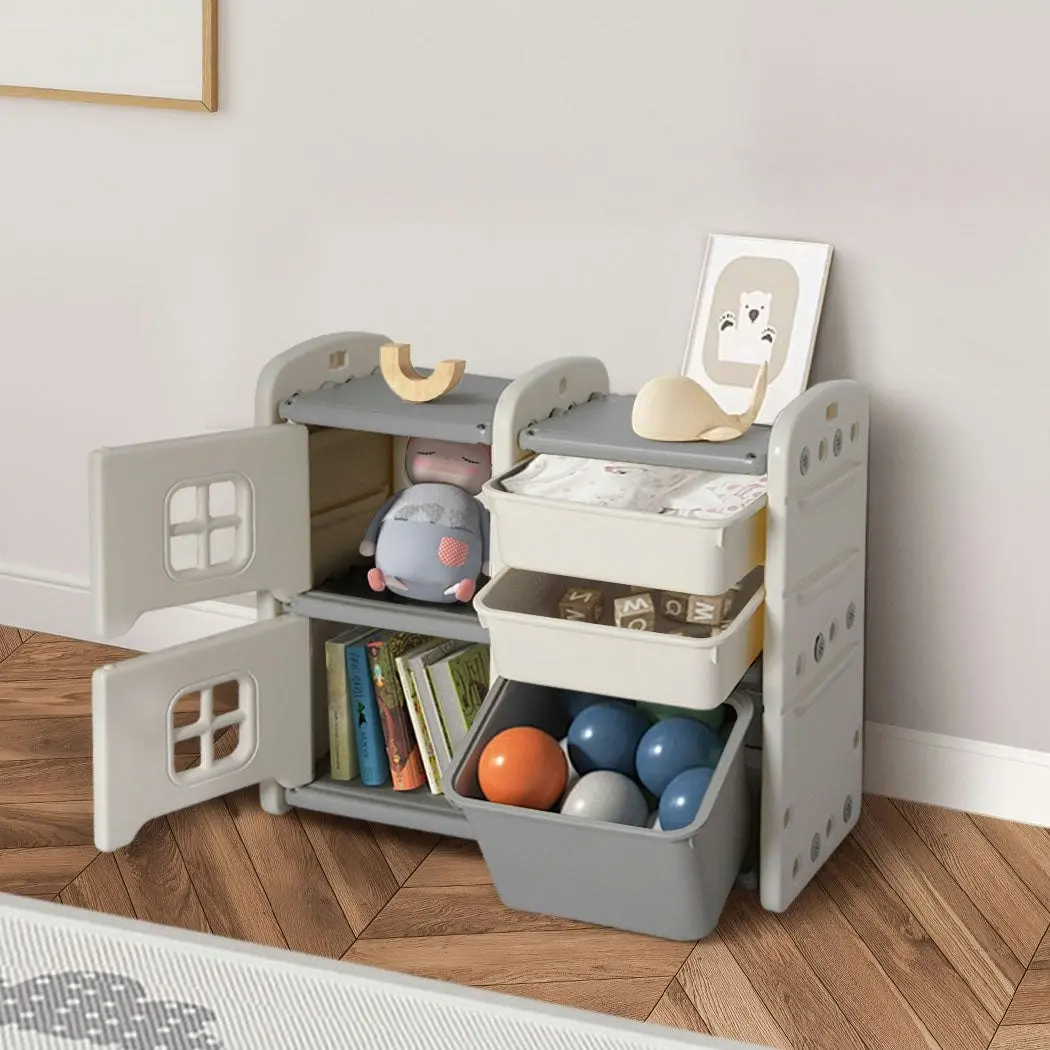 BoPeep Drawer Storage Cabinet Classified Toy Storage Rack Multi-layer 4 Cells