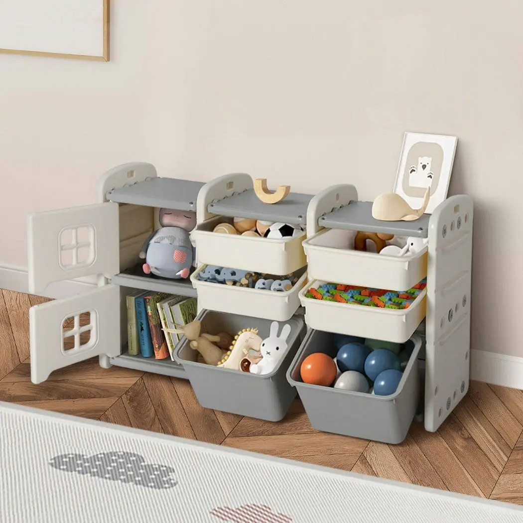 BoPeep Drawer Storage Cabinet Classified Toy Storage Rack Multi-layer 6 Cells