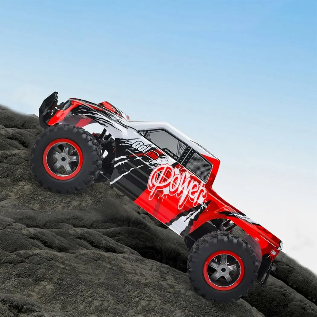 Centra RC Car 1:8 4WD Off-Road Racing Brushed Motor 2.4GHz Remote Control Red