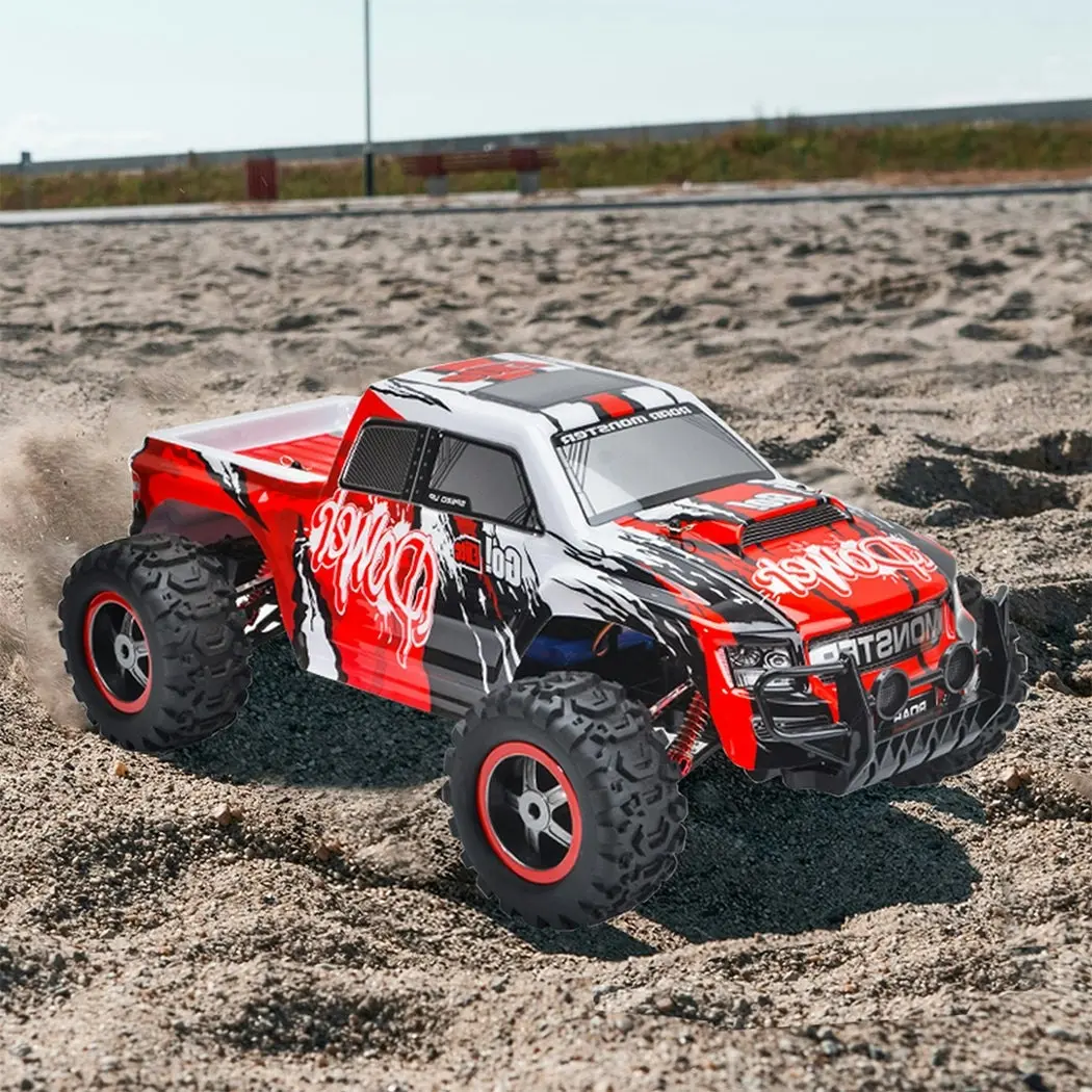 Centra RC Car 1:8 4WD Off-Road Racing Brushed Motor 2.4GHz Remote Control Red