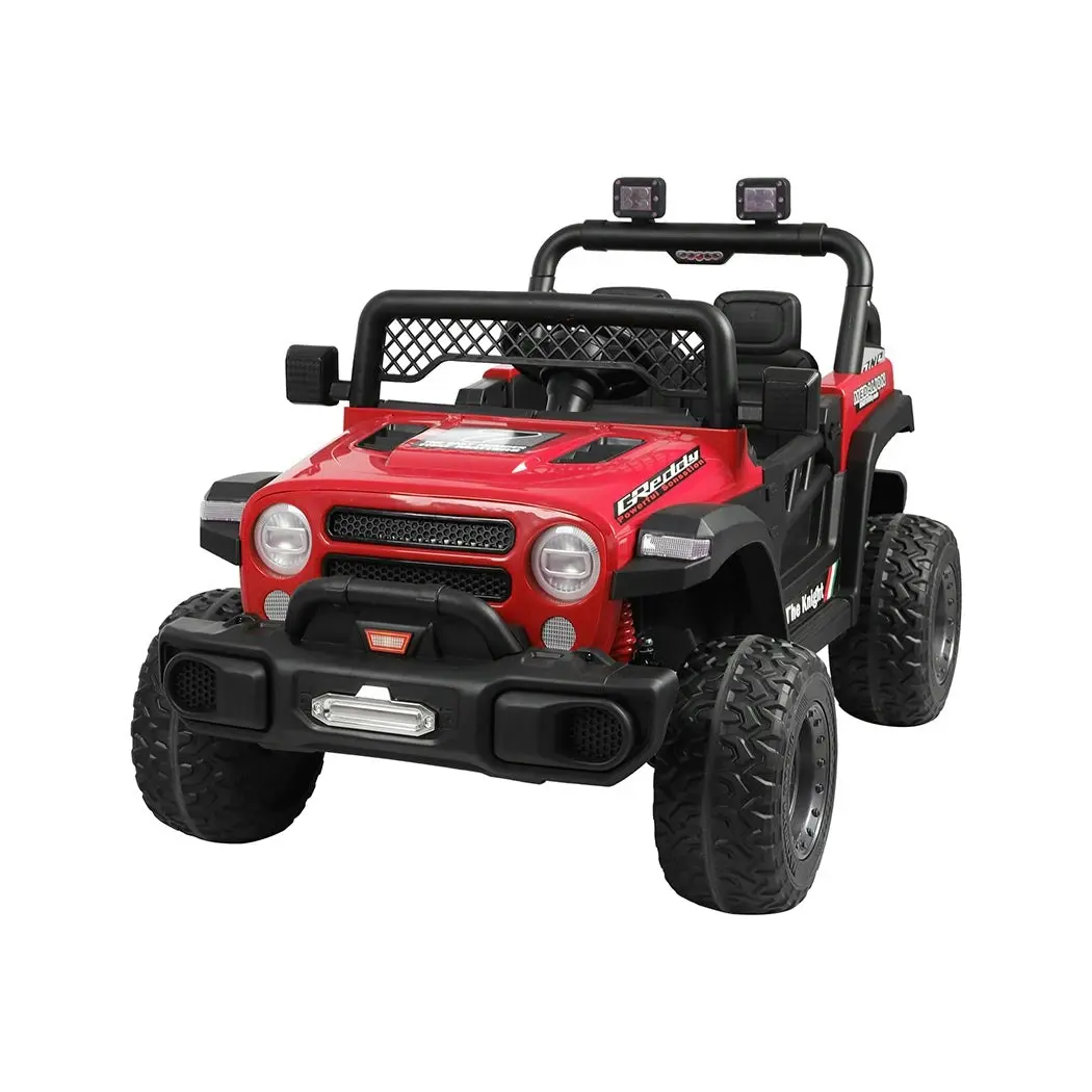 BoPeep Kids Ride On Car Electric Jeep Off Road Toy Remote Control Dual Motor Red