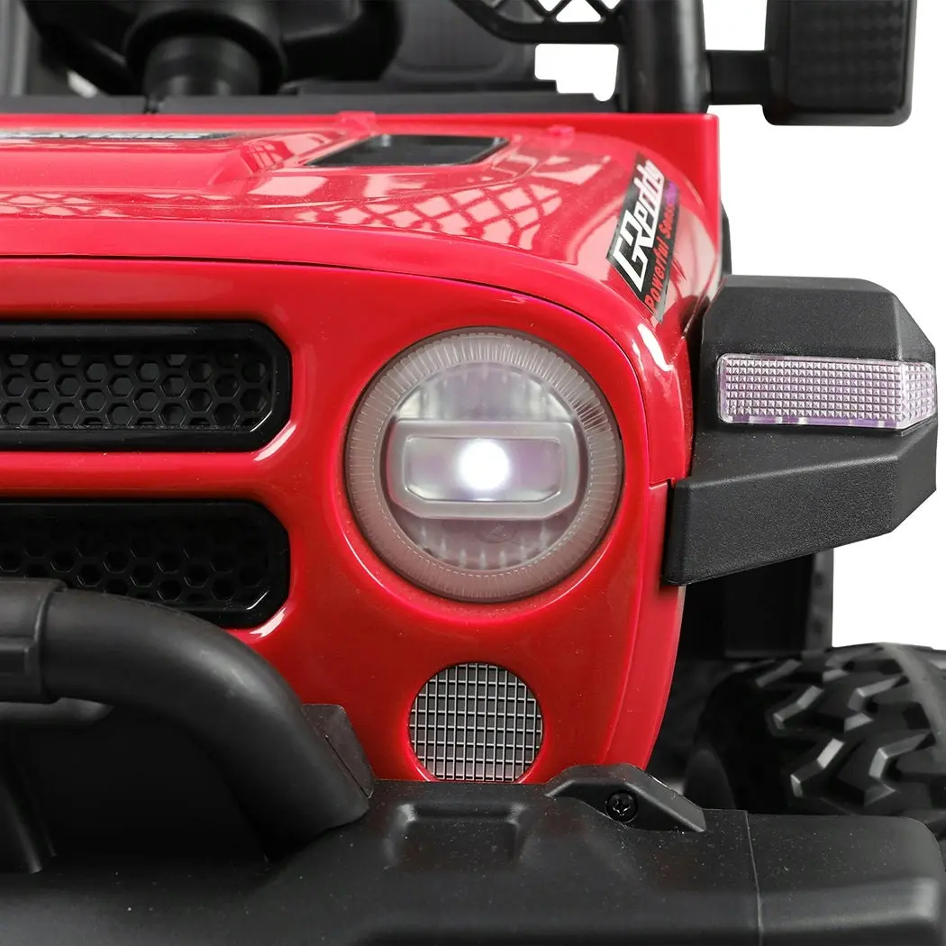 BoPeep Kids Ride On Car Electric Jeep Off Road Toy Remote Control Dual Motor Red