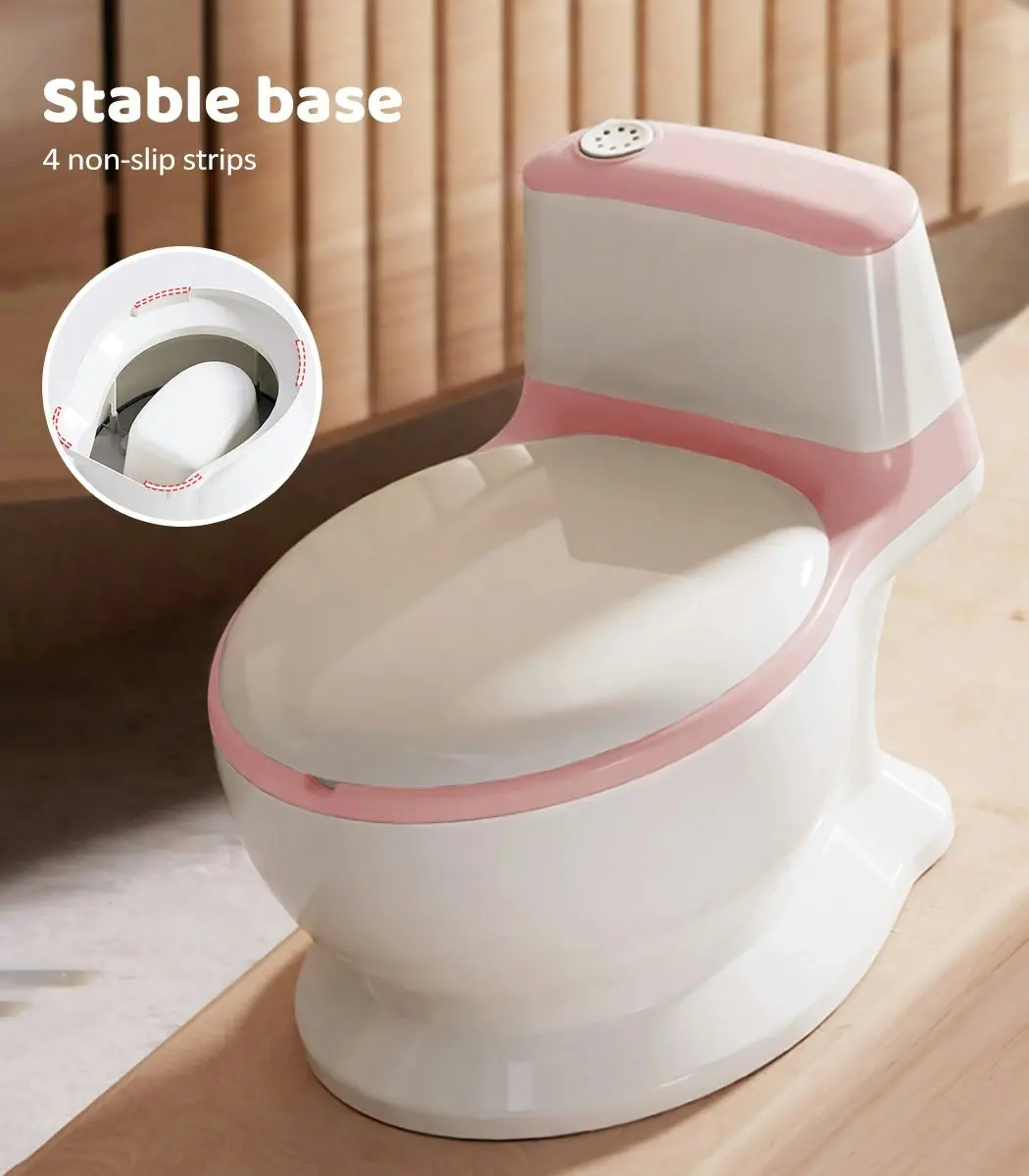 BoPeep Kids Potty Trainer Seat Safety Toilet Training Toddler Non-Slip Pink