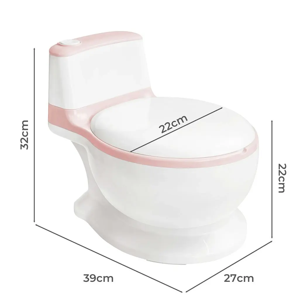 BoPeep Kids Potty Trainer Seat Safety Toilet Training Toddler Non-Slip Pink