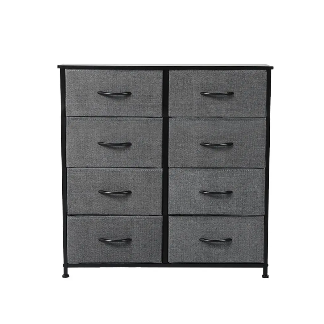 Levede Storage Cabinet Tower Chest of 8 Drawers Dresser Tallboy Lowboy Organizer