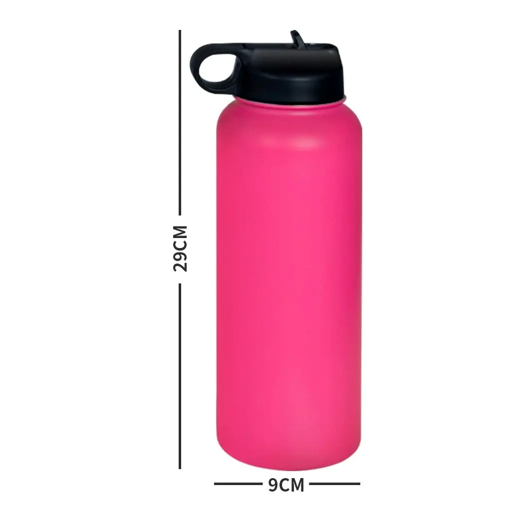 Traderight Group  Stainless Steel Water Bottle Vacuum Insulated Thermos Double Wall with Straw