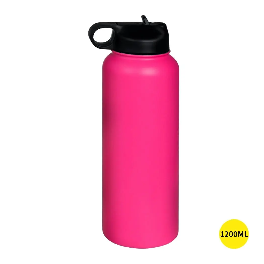 Traderight Group  Stainless Steel Water Bottle Vacuum Insulated Thermos Double Wall with Straw