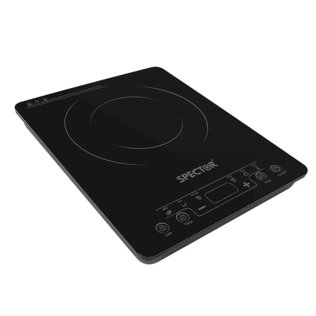 Spector Electric Induction Cooktop Portable Ceramic Kitchen Cooker Touch 2000W