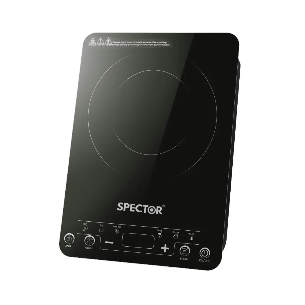 Spector Electric Induction Cooktop Portable Ceramic Kitchen Cooker Touch 2000W