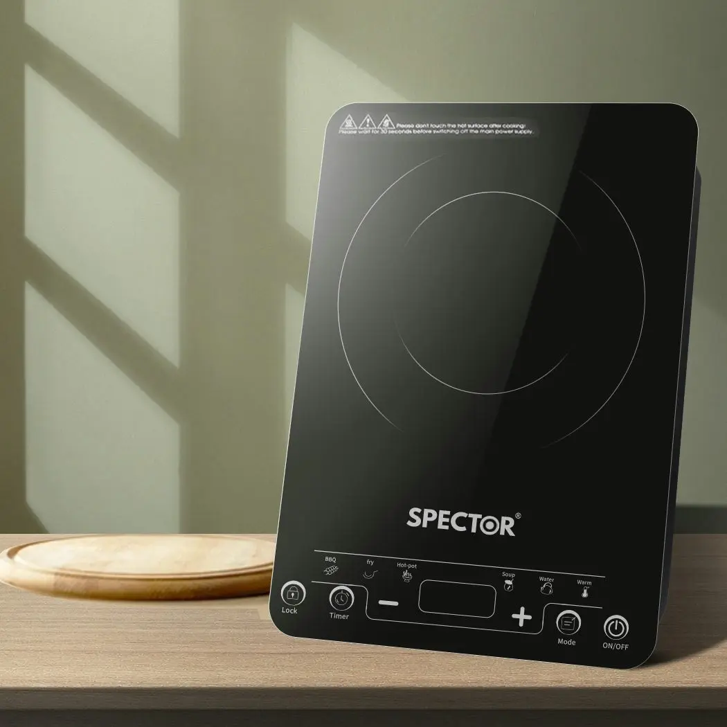 Spector Electric Induction Cooktop Portable Ceramic Kitchen Cooker Touch 2000W