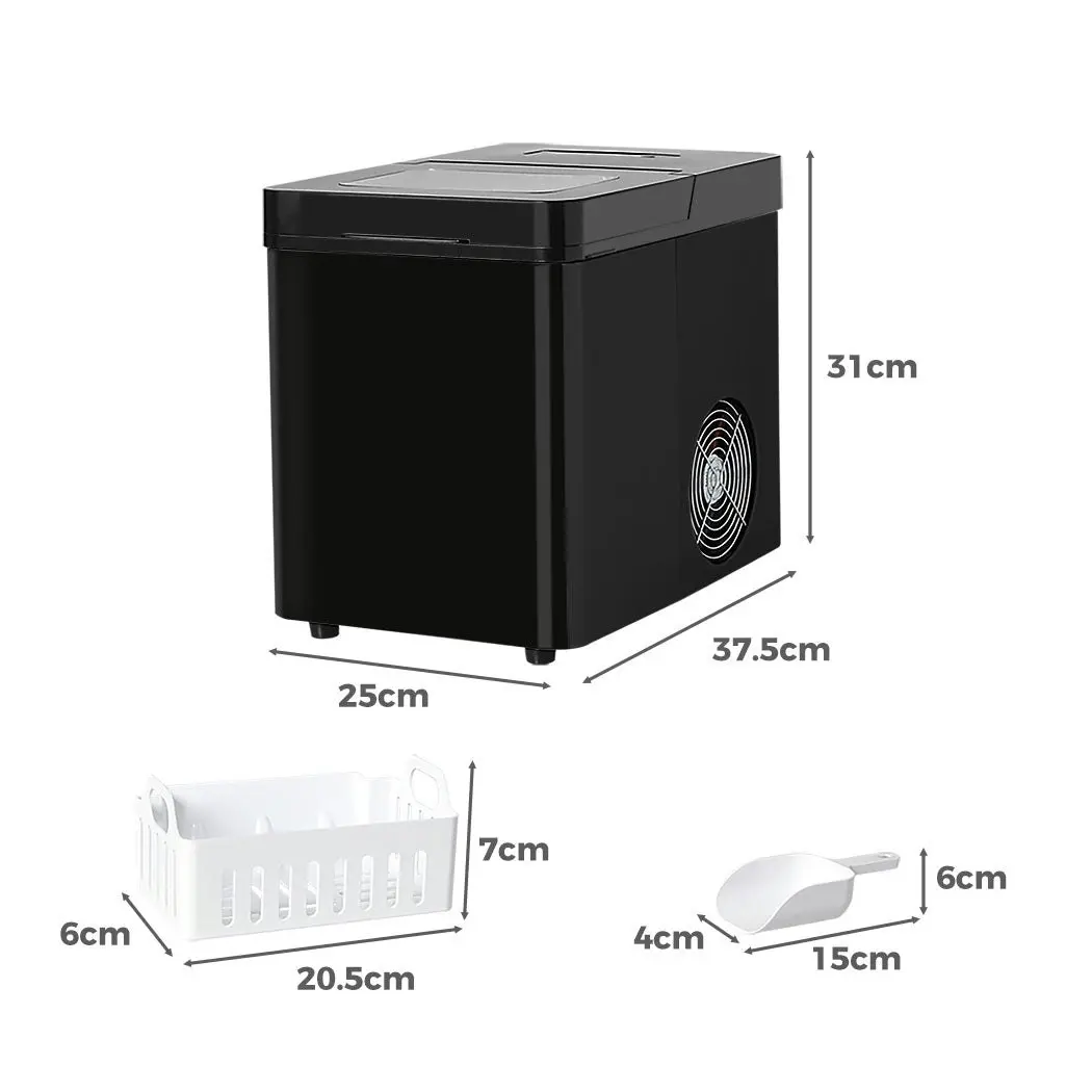 Spector Portable Ice Maker Machine 2.1L Ice Cube 15KG/24H Bar Countertop Party