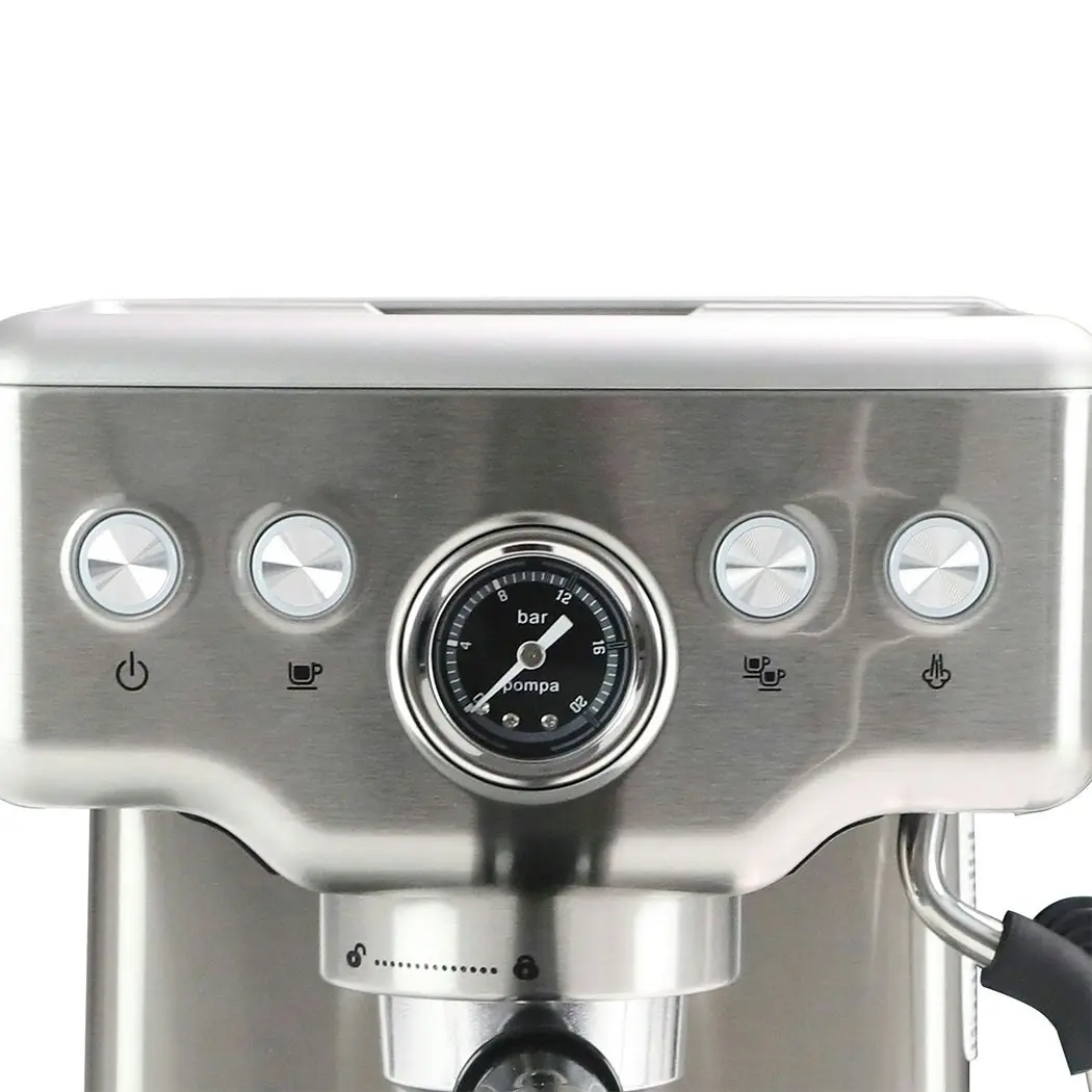 Spector Coffee Machine 20 Bar Espresso Cappuccino Maker Frother LCD Pre-soaking