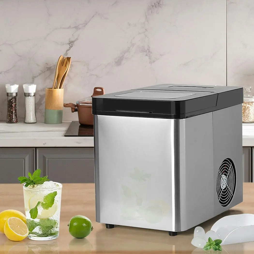 Spector Ice Maker Machine Commercial 2.1L Cube Tray 15KG/24H Stainless Steel