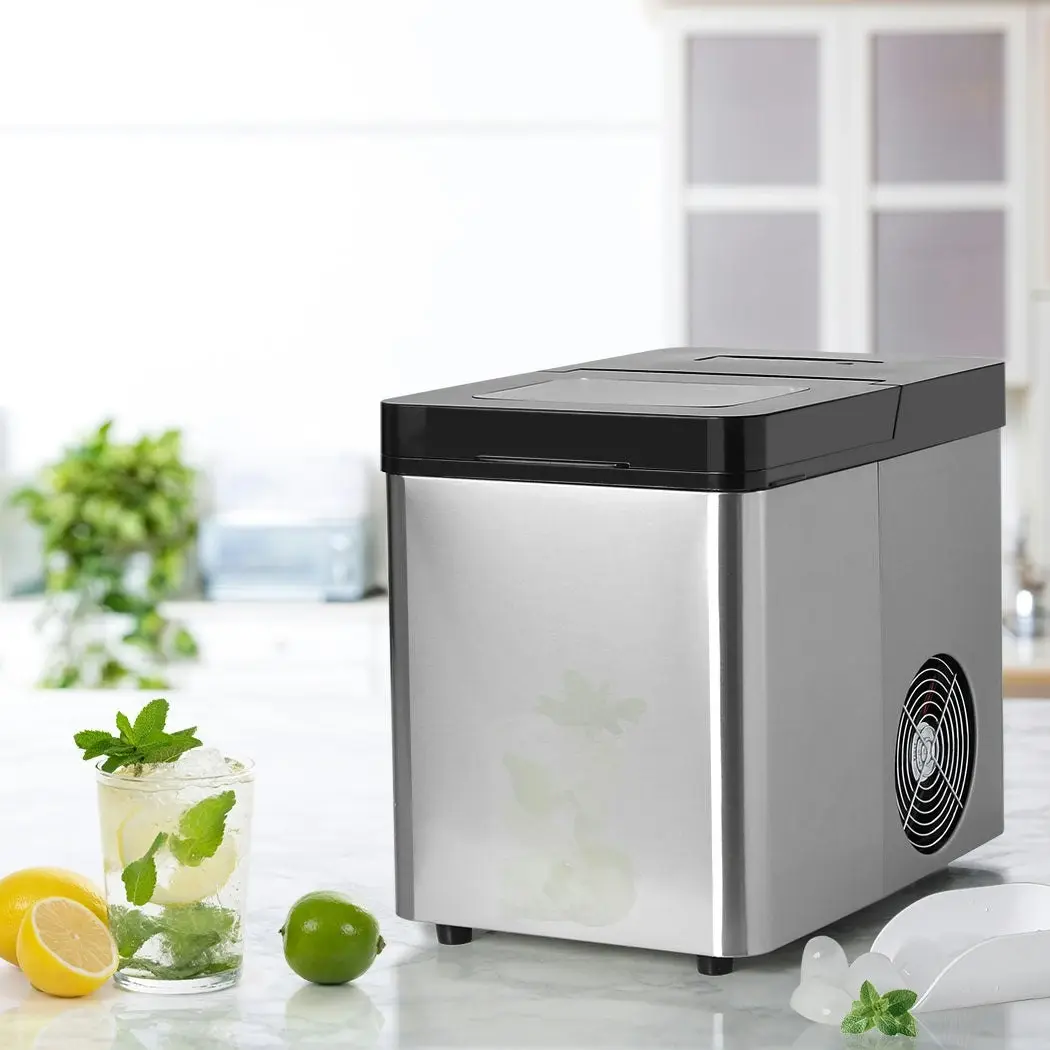 Spector Ice Maker Machine Commercial 2.1L Cube Tray 15KG/24H Stainless Steel