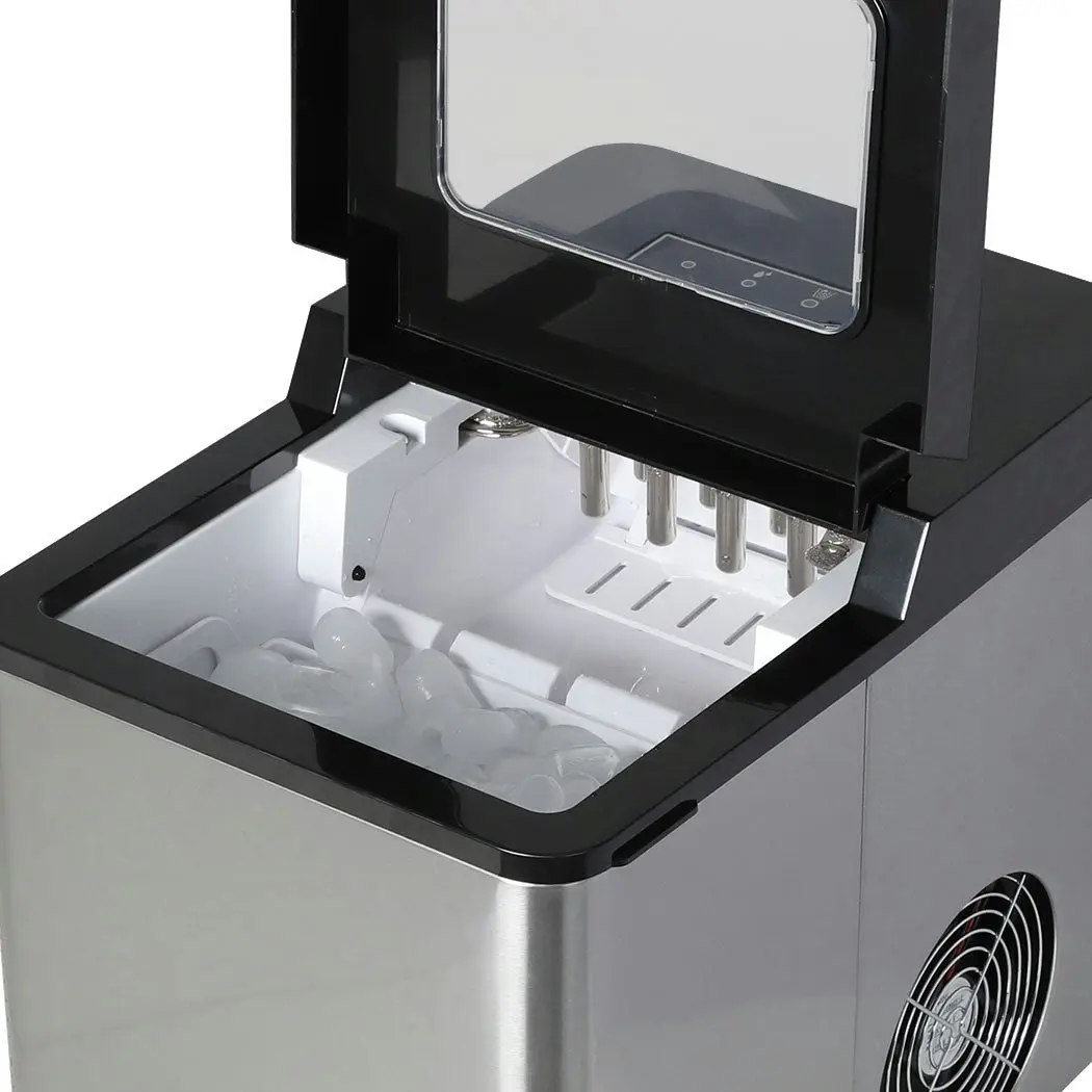 Spector Ice Maker Machine Commercial 2.1L Cube Tray 15KG/24H Stainless Steel