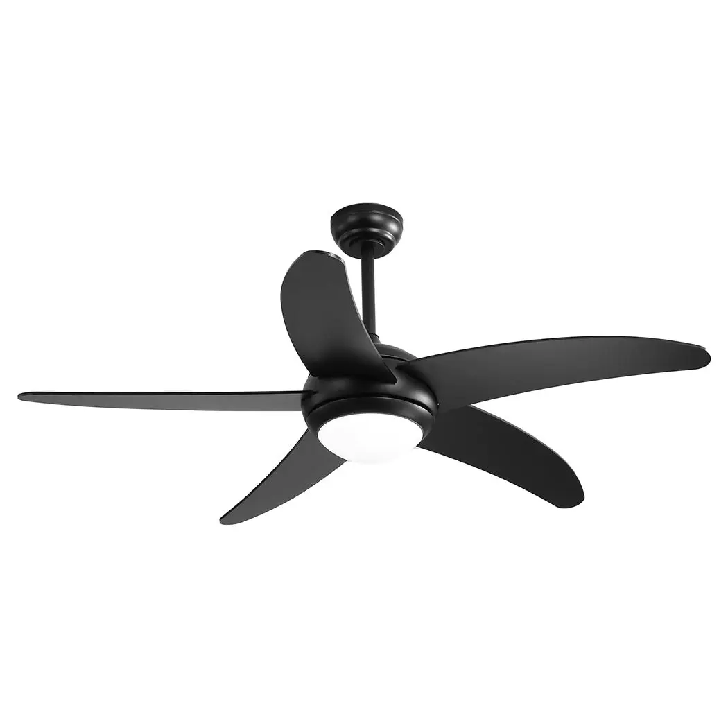 Spector 52'' Ceiling Fan LED Light DC Motor Remote Control 5 Speed Wooden Blade