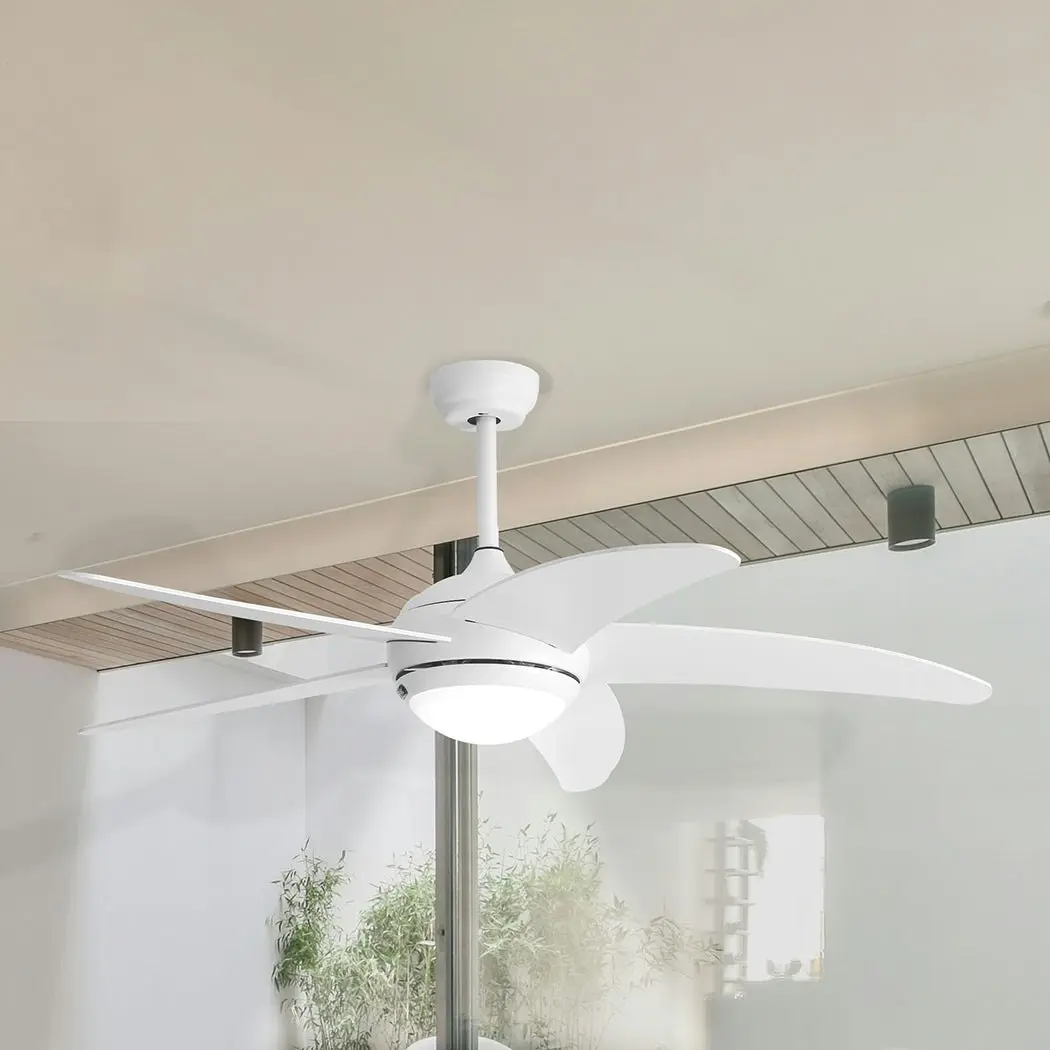 Spector Ceiling Fan 52'' DC Motor Wood Blades LED Light Remote Control 5 Speed