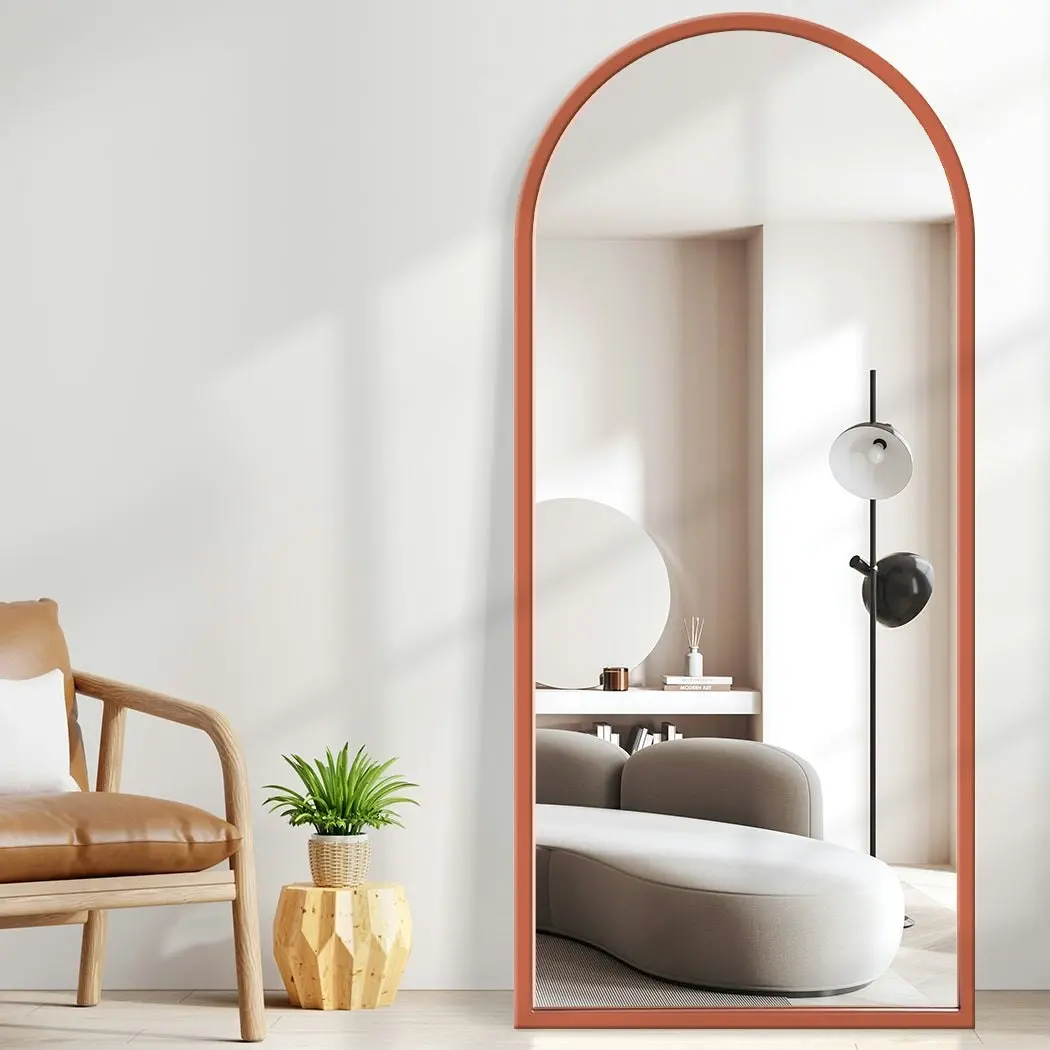 Yezi Full Length Mirrors Floor Dressing Standing Mirror Makeup Arch Bronze 1.8M